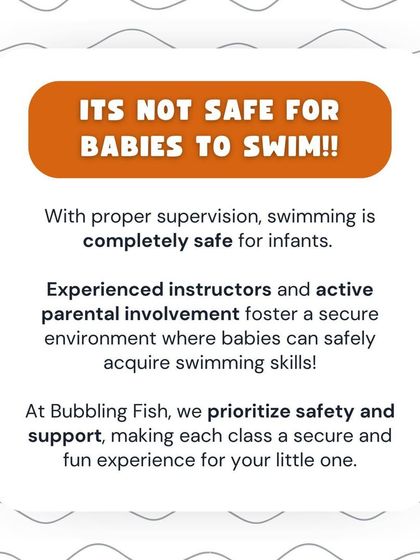 The Bubbling Fish - Swimming Lessons for Infants & Toddlers Safety First, Always photo 7