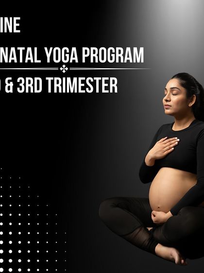 My online program is designed for moms in their second and third trimesters, offering a safe and structured way to practice prenatal yoga.