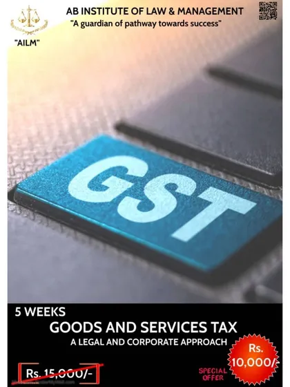 This 5 week course on Goods and Services Tax (GST) covers the legal and corporate approach to this complex tax regime. It combines academic knowledge with practical problem solving for tax compliance and advisory.