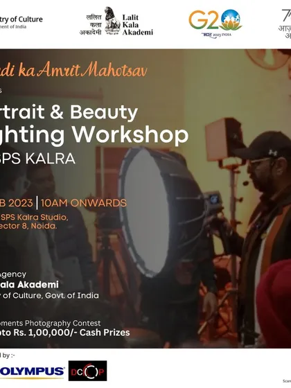 A workshop on Portrait & Beauty Lighting presented in collaboration with the Ministry of Culture. These events are interactive, enlightening, and free to join.