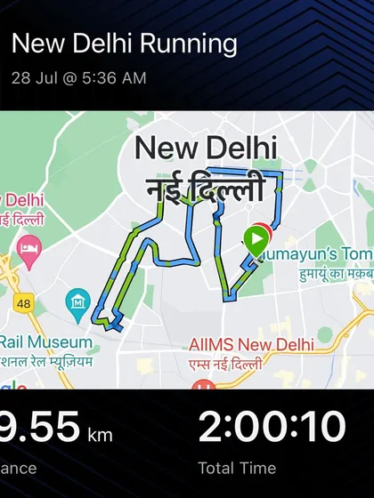 We believe in training smart. I use a data-driven approach to track progress, monitor effort, and tailor workouts to your specific needs. This Garmin data from a 19.55 km long run shows how we analyze pace and distance to optimize endurance training.
