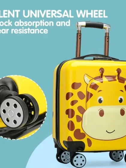 Quality is key, which is why these trolley bags feature silent, shock-absorbent universal wheels. They glide smoothly, making it easy for kids to pull their own luggage.