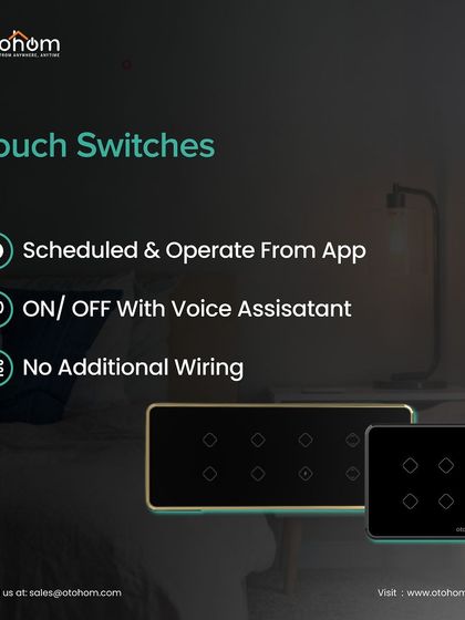 Otohom - Smart Home Automation Elegant Smart Switches & Panels photo 12