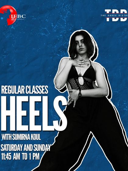 Announcing our regular Heels classes in Saket. It's time to build your confidence and master the art of dancing in heels.