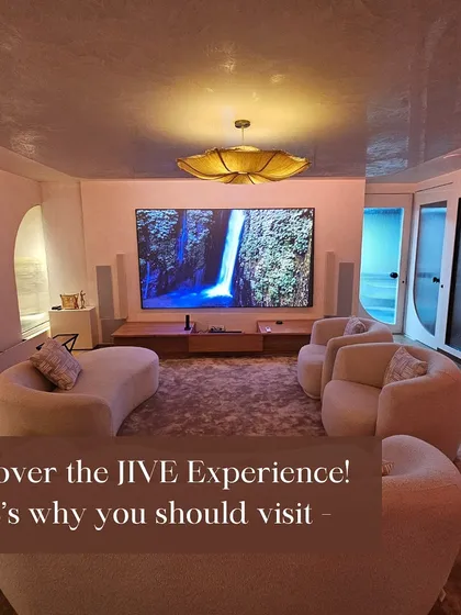 Why should you visit the Jive Experience Center? This image series gives you a tour of the luxury automation, immersive theaters, and cutting-edge AV solutions you can explore firsthand.