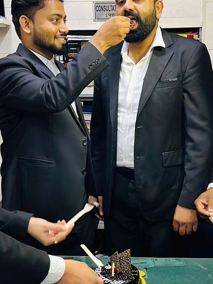 A gesture of respect and gratitude towards my mentor on Teacher's Day.