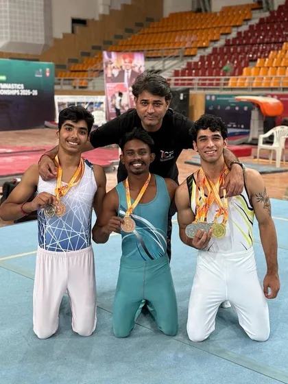 This is what victory looks like. We are incredibly proud to stand with our champions from the Artistic Gymnastics National Championships, celebrating their multiple medals won through sheer hard work and persistence.