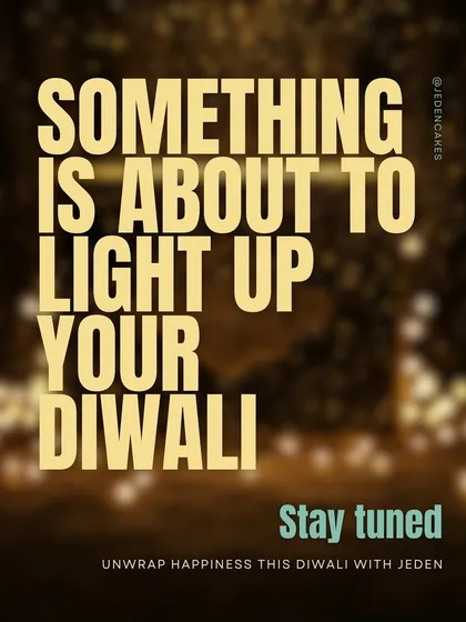 Building anticipation for the festival of lights. This teaser image with its warm, glowing background promises that something special is coming to light up your Diwali celebrations.