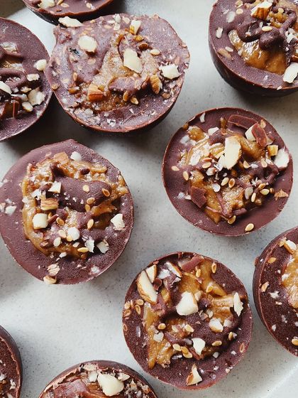 More chocolatey goodness from our supper club. These peanut butter cups were a huge hit with our guests.