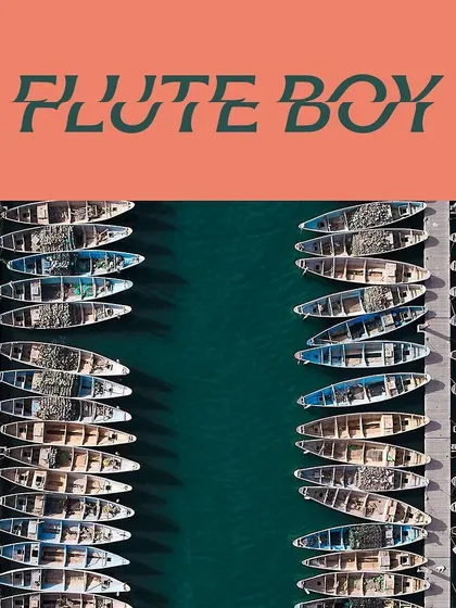 The cover art for our single 'Flute Boy'. This song is part of a larger collection of work that Andi Otto and I have been developing over several years.