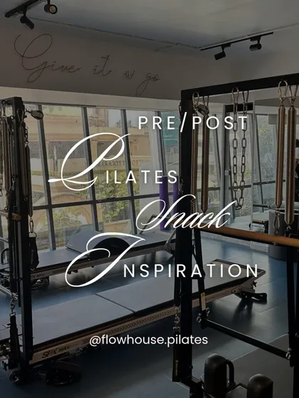 Pre and post Pilates snack inspiration. Fuel your flow with the right foods to keep your body nourished and ready to move.