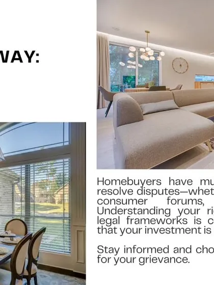 The key takeaway is that homebuyers have multiple avenues to resolve disputes, whether through RERA, consumer forums, or insolvency proceedings. Understanding your rights under these legal frameworks is crucial to protecting your investment.