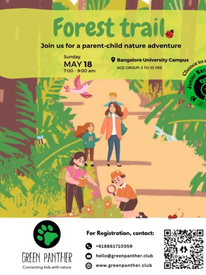 Explore Bangalore University's campus on our Forest Trail adventure.
