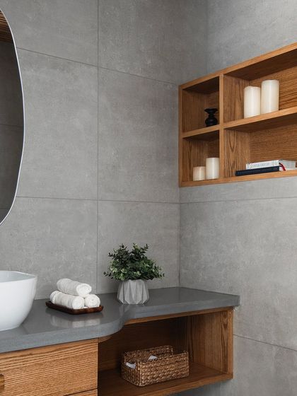 Aakriti Saraf Design - Full-Service Residential Interior Design Modern Bathroom Sanctuaries photo 18