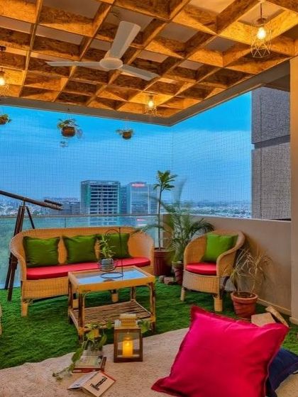 Designing with a Touch of Sweetness - Balcony Makeovers Cozy Seating Nooks photo 15