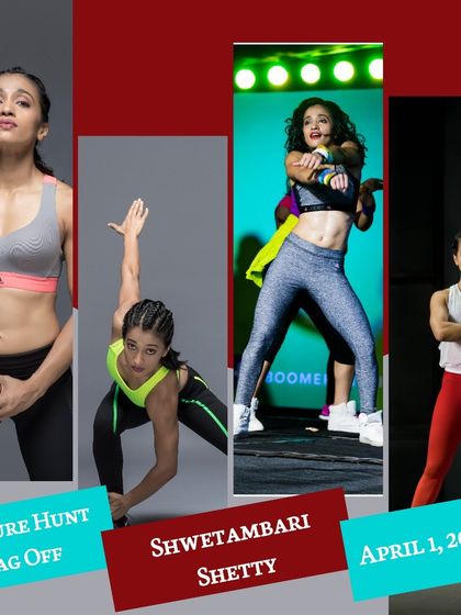 We were thrilled to have fitness expert Shwetambari Shetty amp up the energy at the flag-off of our Treasure Hunt.