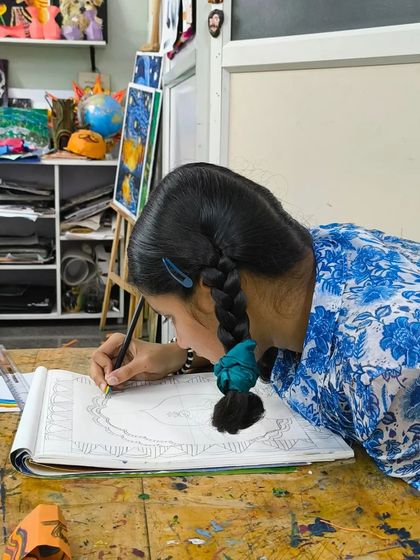 BrainArt Studio - Design College Portfolio Preparation Our Creative Studio in Action photo 5