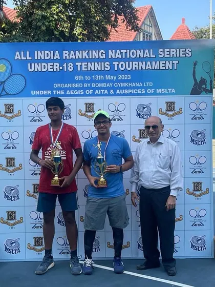 We congratulate our player Omar Sumar on becoming the Doubles Champion at the prestigious National Series U18 tournament in Mumbai. This achievement highlights the success of our doubles strategy coaching and our players' ability to excel in team formats, a crucial skill for college tennis.