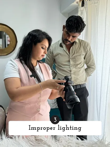 The third common mistake is improper lighting. I provide detailed instruction on how to use studio light to create soft, flattering portraits that beautifully highlight the newborn’s features.