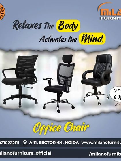 We offer a wide variety of revolving office chairs to suit different needs and budgets. This collection includes high-back executive chairs, breathable mesh chairs for staff, and conference room seating, all designed for ergonomic support.