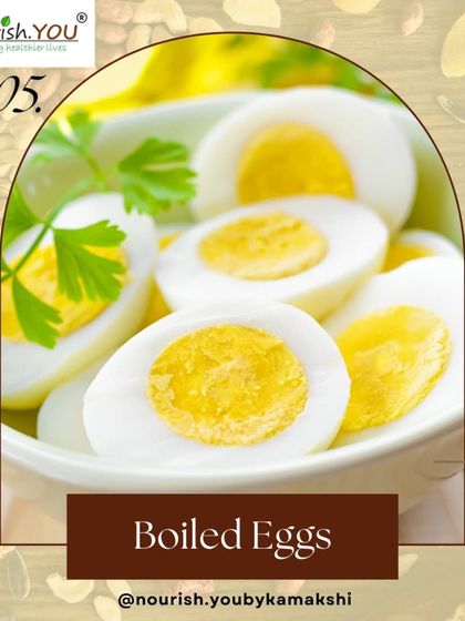 Boiled eggs are a perfect protein-packed snack. They are rich in essential nutrients like B vitamins and choline, helping to repair muscle and support brain health.