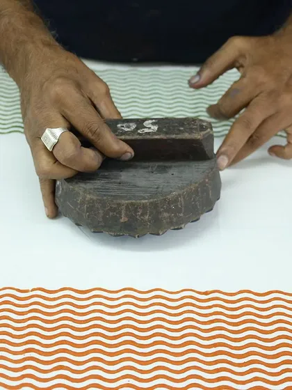 Celebrating India’s Independence Day by reveling in our rich handicraft history. Our team paid tribute to the vibrant colors of the flag using prints and blocks from our archive.