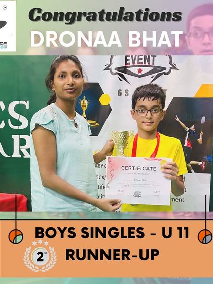 Manoj Kumar - Badminton Coaching for Kids & Youth Our Tournament Champions photo 39