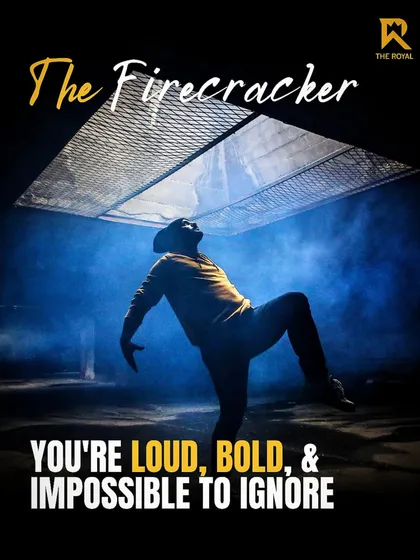 'The Firecracker' is loud, bold, and impossible to ignore. We help you channel that energy into your performance.