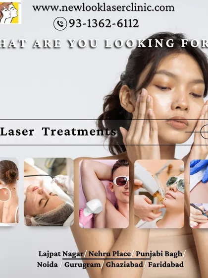 We offer a comprehensive range of laser treatments to address various skin concerns. This visual guide highlights some of our most sought after services, including laser hair removal, acne scar treatment, and wart removal, available across all our Delhi NCR locations.