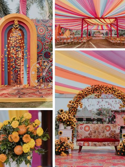 Daytime Celebrations: Mehendi, Haldi & Fiestas photo 37