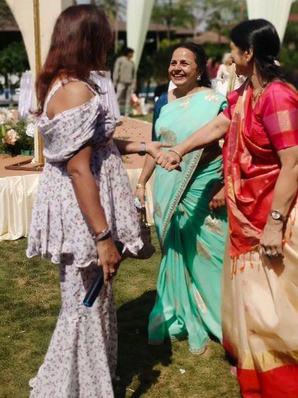 Interacting with guests is a key part of my hosting style. I love connecting with family members and making them feel like a part of the celebration.