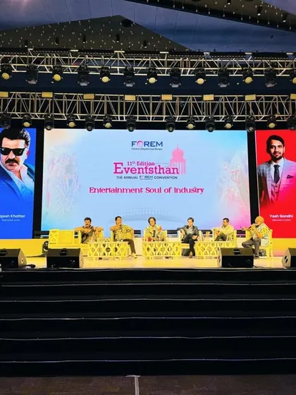 The grand stage for the "Entertainment: Soul of Industry" session at the FOREM Convention. It was an honor to be featured among such respected speakers.