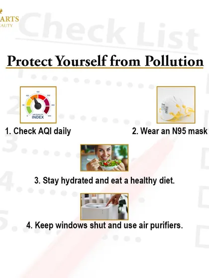 Here is a simple checklist to protect yourself from daily pollution. Simple steps like checking the AQI, wearing a mask, and using air purifiers can make a big difference in minimizing your exposure.