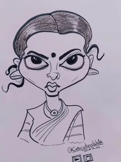 An intense and expressive caricature. I enjoy playing with different moods and styles.