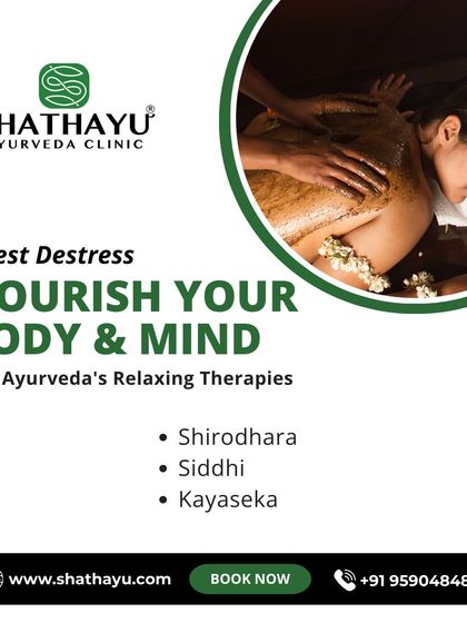 I offer several of Ayurveda's best therapies to de-stress and nourish your body and mind. This includes relaxing treatments like Shirodhara, Siddhi, and Kayaseka.