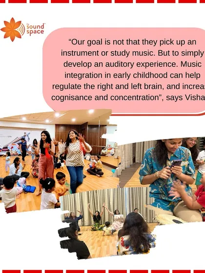 A quote from our co-founder Vishala in a Sunday Mid-day article, explaining our goal is to develop a child's auditory experience.