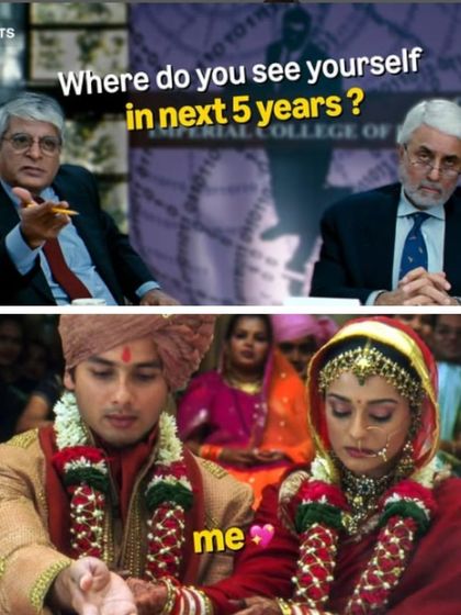 When asked where you see yourself in five years, and this is the honest answer. I can help make this picture a reality by connecting you with your ideal life partner.