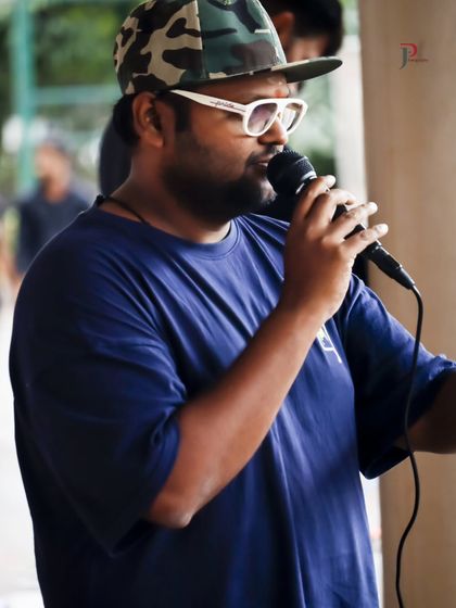 Our founder, Vishnu, addressing the crowd at Sign Fest. His passion and energy are contagious, inspiring everyone to get involved in the inclusion movement.