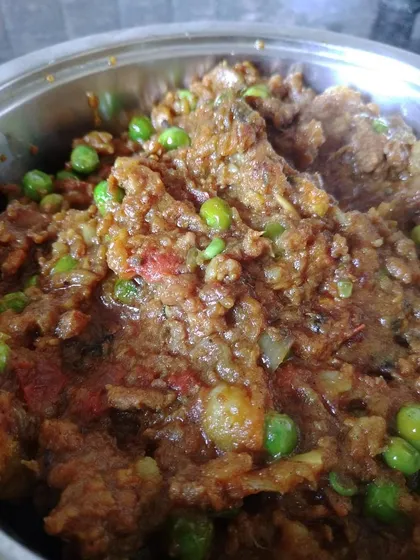 My mother wasn't the best cook, but her Maangsher Keema on cold winter nights was something we always lapped up with a big grin. I now make this minced mutton dish, hoping to share that same feeling.