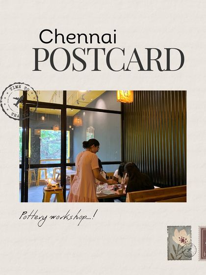A postcard from our pottery workshop in Chennai. These sessions are more than just a class; they are an experience filled with good energy, craft, and a shared love for clay.
