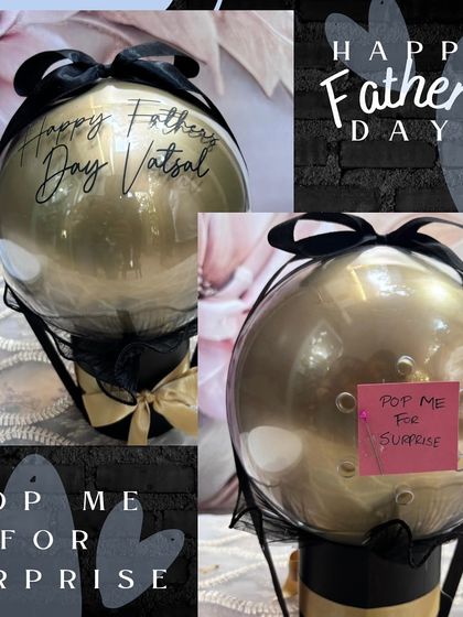 The "Pop Me for Surprise" balloon is an interactive gift that's full of fun. A personalized message on the outside hides a shower of confetti and goodies waiting to be revealed.