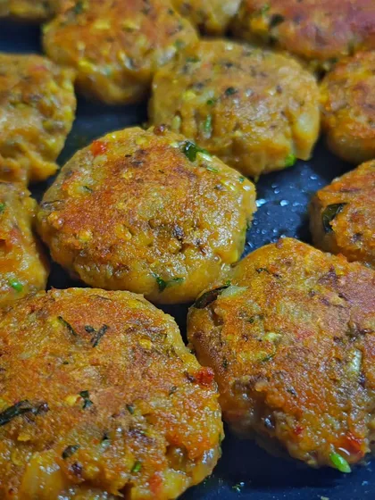 My Matki Usal Tikki, a dish that started as an idea for a new Kolhapuri starter and has now become a crowd favourite. It's perfect for Navratri and Diwali parties.