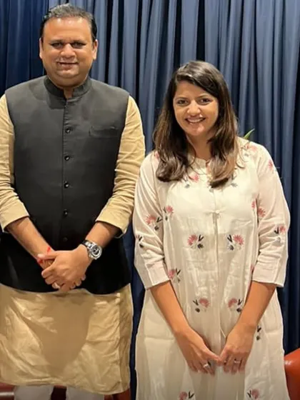 It is a privilege to be entrusted with renovating a landmark of governance and history. Here I am with Hon. Speaker sir Rahul Narwekar, who guided and trusted me with the phased renovation of Vidhan Bhavan in Mumbai, a project over two years in the making.