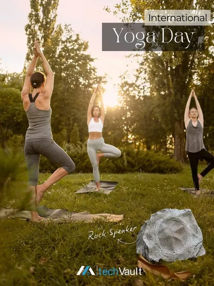 Your music shouldn't be confined to your living room. We install all-weather outdoor audio systems, like this discreet rock speaker, that blend seamlessly into your garden or patio landscape. Enjoy high-quality sound for your yoga sessions, weekend barbecues, or quiet evenings outdoors.