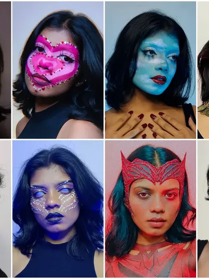A look back at some of my favorite creative makeup looks from 2022. As you can see, I have a real love for anything that sparkles and shines.