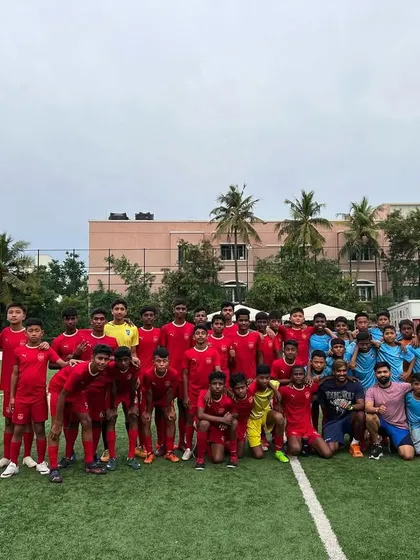 Working with the next generation of athletes at FC Madras is an amazing experience. This is a group shot after two days of intense fitness testing with the Under 13 and Under 15 boys. Their enthusiasm and raw talent show the bright future of Indian football.