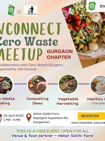 Join our WConnect Zero Waste Meetup. This poster highlights our hands-on activities, including a composting demo where waste from our zero-waste cooking session is used to create black gold.