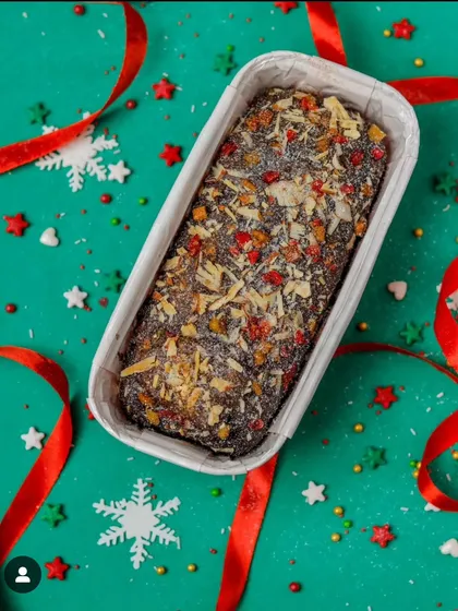 Christmas is extra special with my popular Plum Cake. This festive loaf is packed with dry fruits and is available in both non-alcoholic and alcohol-soaked versions to get you in the holiday spirit.