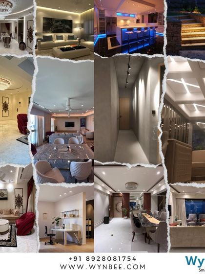 This collage provides a glimpse into the variety of smart lighting projects I've completed. It shows everything from grand living rooms and modern kitchens to functional workspaces and elegant hallways.