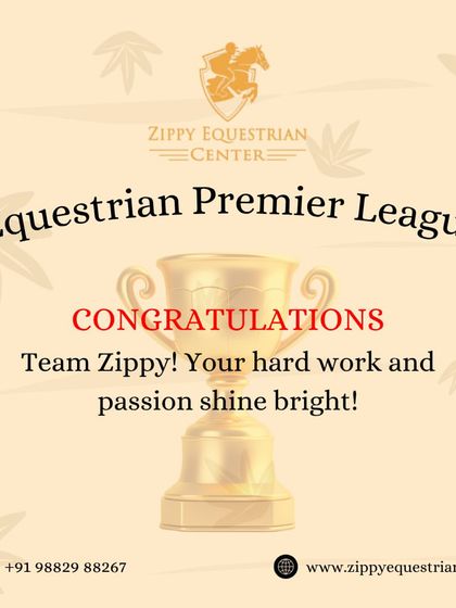 Celebrating our team's success at the Equestrian Premier League. Hard work and passion always shine through.